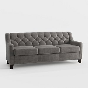3D Modern and Contemporary Tufted Sofa