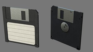3D Floppy disk model