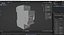 Electrical automatic double switch 3D model