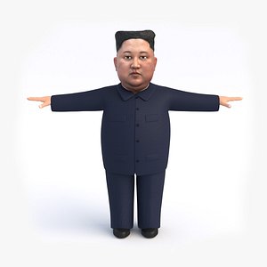 3D Kim Jong Un model