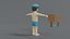 3D summer guy model