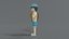 3D summer guy model