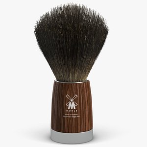 shaving brush 3d max