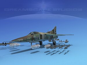 mig-27 flogger 3d max