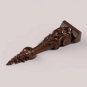 3D carved corbel cnc