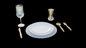 White Dinner Plate Set with Textured Placemat Glass Dining Tableware Colletion