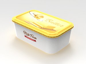 3D Margarine Container