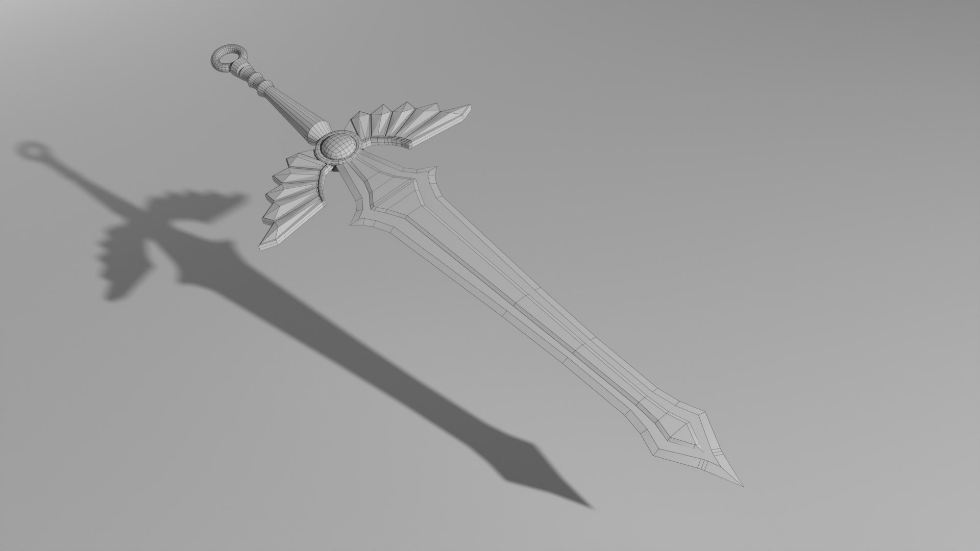 3D Gothic Sword Model - TurboSquid 1848899