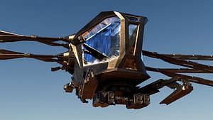 3D Atreides Ornithopter DUNE SCI-FI model