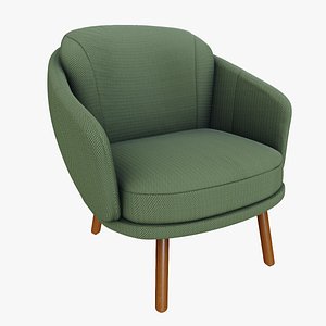 Finabel Armchair 3D model