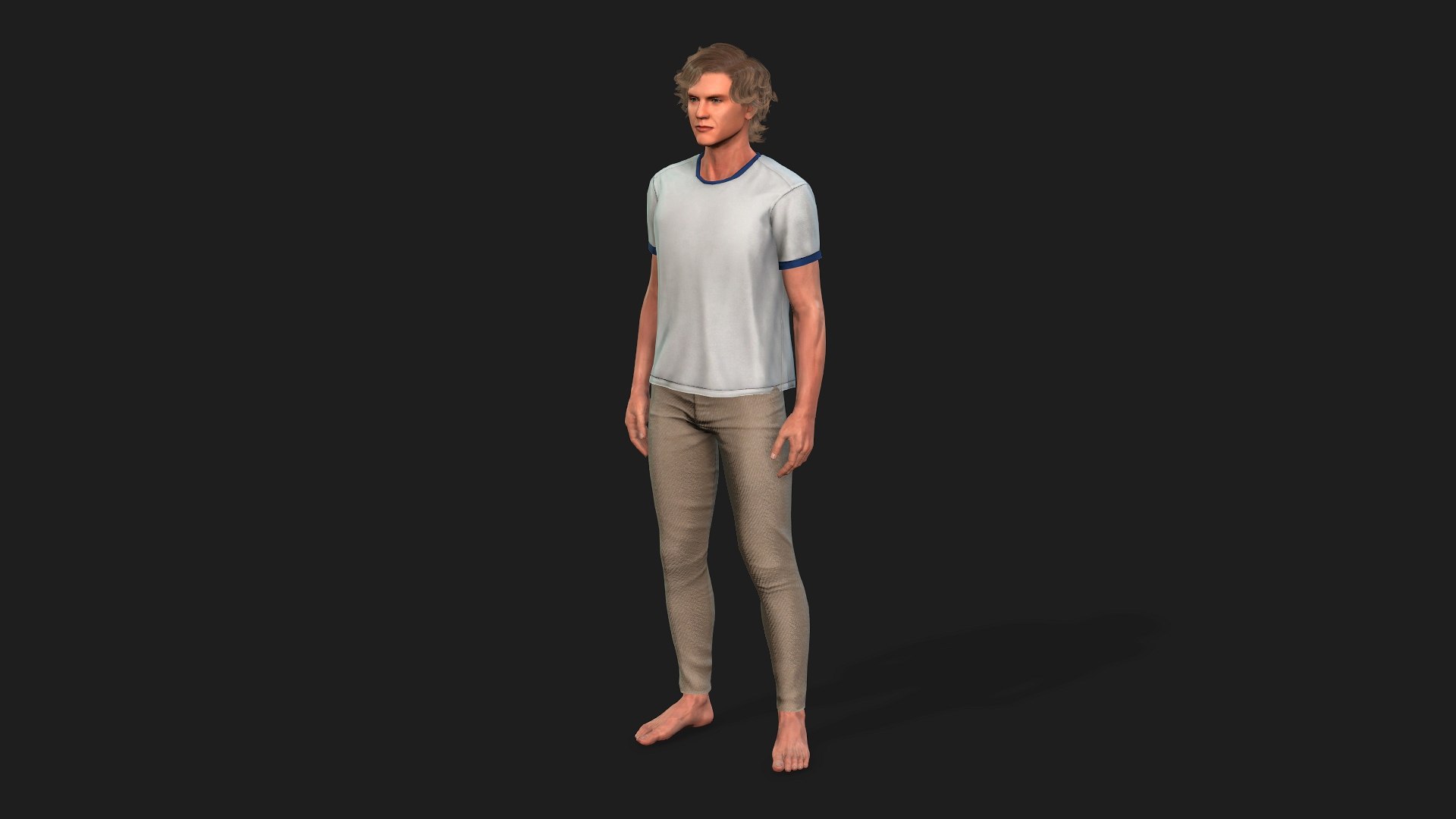 3D Rigged Male Model For Animation Model - TurboSquid 2316435