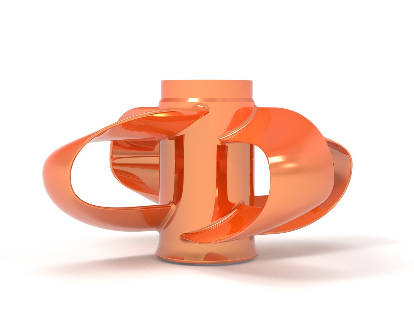 3D Toroidal Boat Propeller 4 Blades Model TurboSquid 2250917