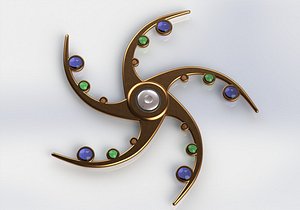 spinner fidget spin 3D