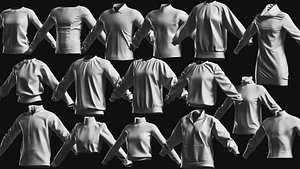 3D Basemesh Sweater Collection