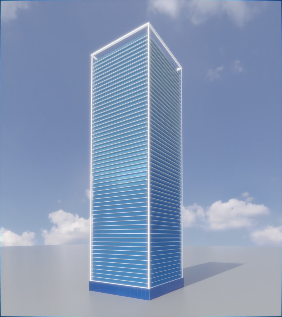 3D Parametric Building 1a6 - TurboSquid 2397710