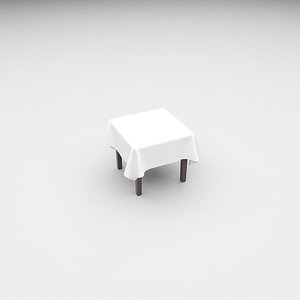 Table with Cloth 76cm x 76cm