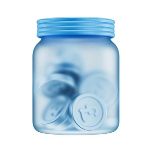 Coin Pound Jar Icon