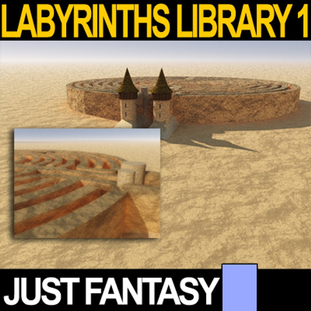 Labyrinth Library Vol 1 3d Model