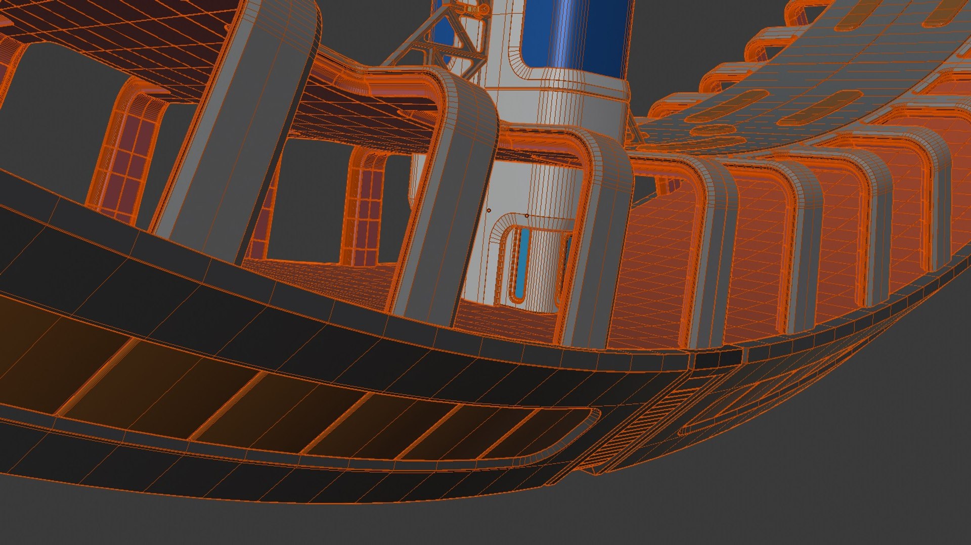 3D Space Station Artificial Gravity Model - TurboSquid 1490425