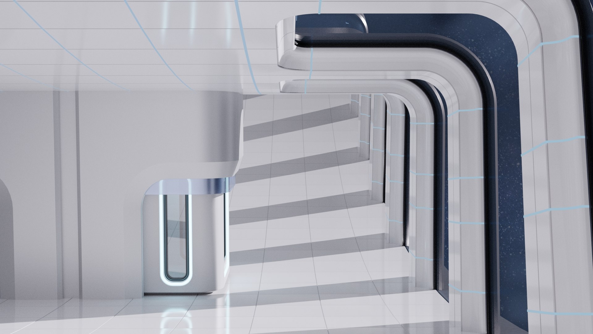 3D Space Station Artificial Gravity Model - TurboSquid 1490425