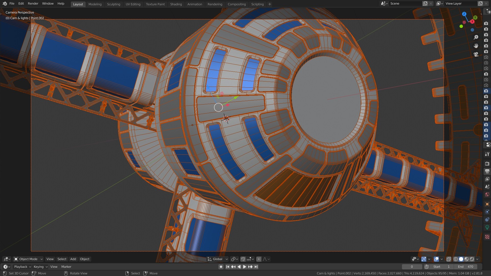 3D Space Station Artificial Gravity Model - TurboSquid 1490425