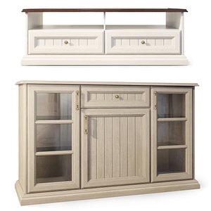 Sideboard TVstand Margaret by Lazurit 3D model