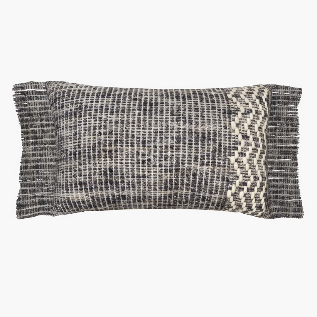 3D ED Ellen DeGeneres Crafted by Loloi Pillow model TurboSquid 2120120