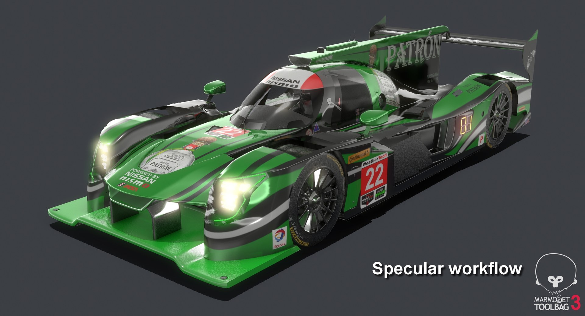 Nissan Onroak Dpi Imsa 3D Model - TurboSquid 1256142