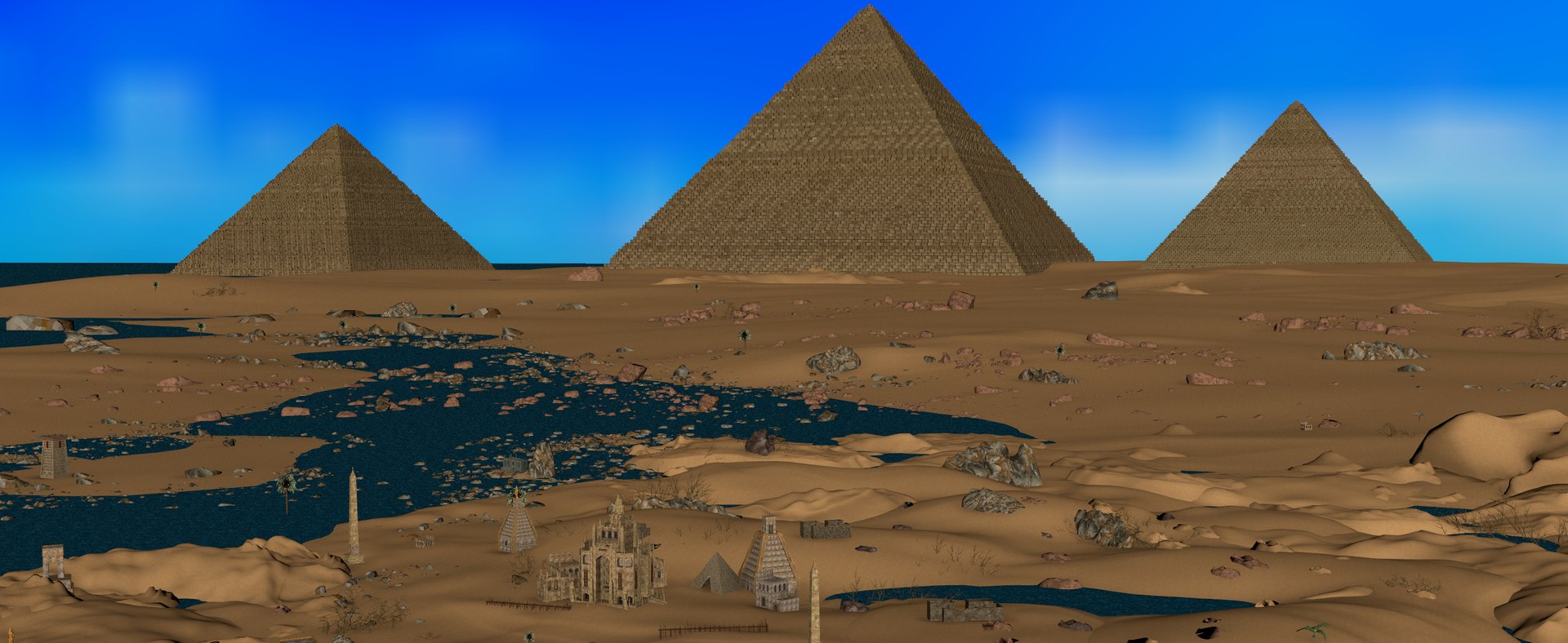 Great Pyramid Of Giza 3D Model - TurboSquid 2194693