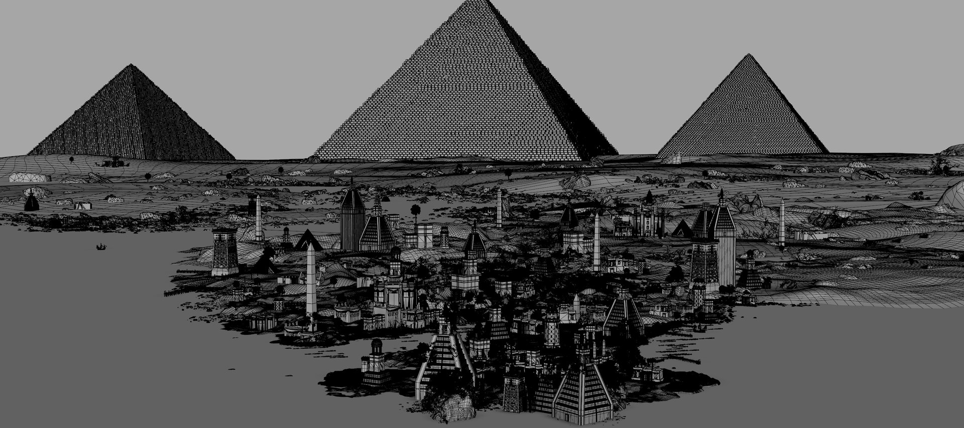 Great Pyramid Of Giza 3D Model - TurboSquid 2194693