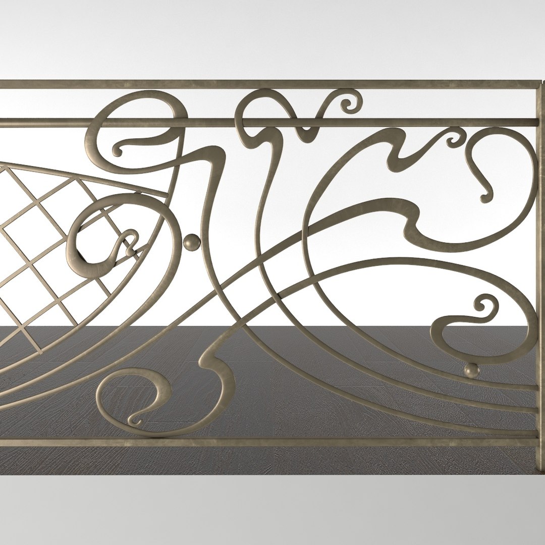 3d Railing Model