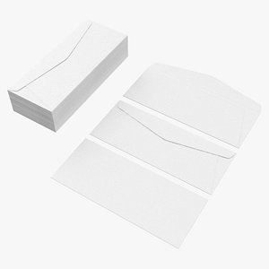 Small Square Envelopes Type 05 Flap Blank and Generic