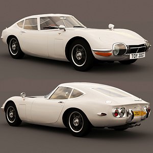 toyota 2000 gt 1967 3D