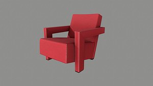 armchair pbr ar 3D model