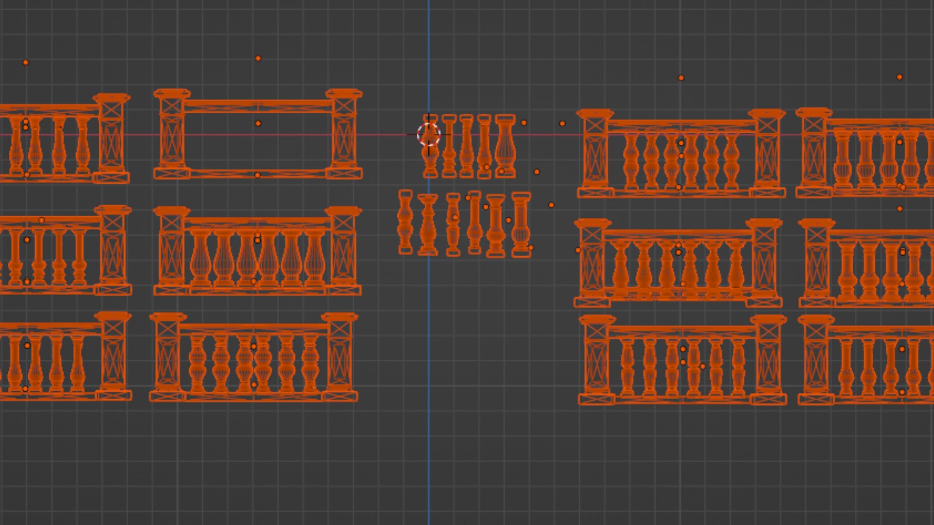 3D Decorative Concrete Railing In Three Dimensions - TurboSquid 2121306