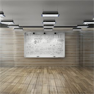 3D model Sci-Fi Meeting Room