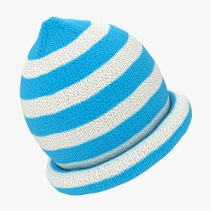 3D realistic baby beanie hat