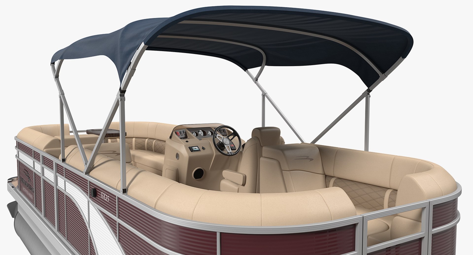 bennington sx25 pontoon boat 3D model https://p.turbosquid.com/ts-thumb/NV/voMjoA/Cwe637AN/benningtonsx25pontoonboatriggedvray3dmodel015/jpg/1551297731/1920x1080/fit_q87/de839e08047e122770e5124d96f0b492782da077/benningtonsx25pontoonboatriggedvray3dmodel015.jpg