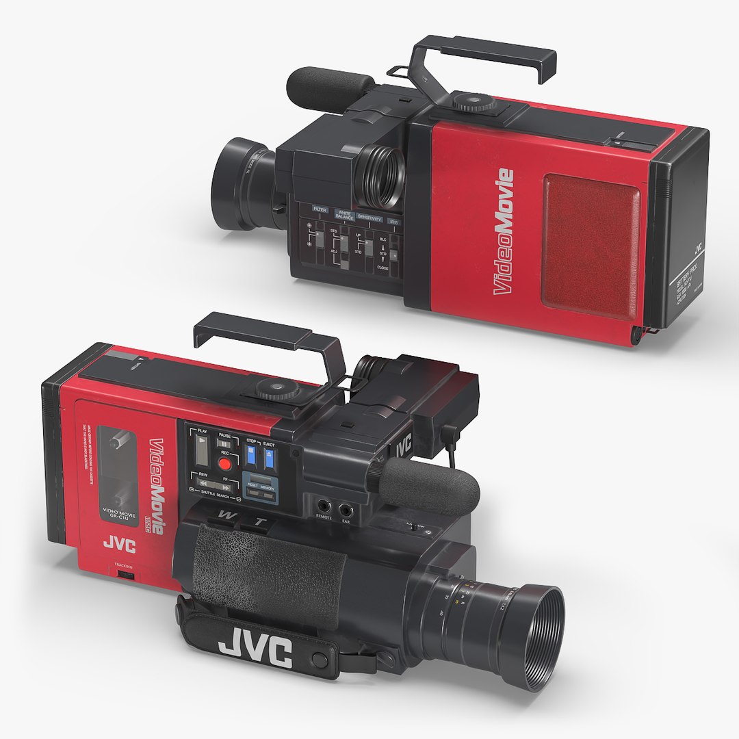 3D JVC GR-C1 VHS Camcorder - TurboSquid 2471909