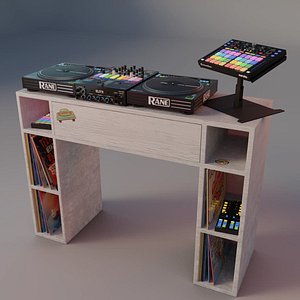 Vintage Modern DJ Setup - RANE Turntables MIDI Controller