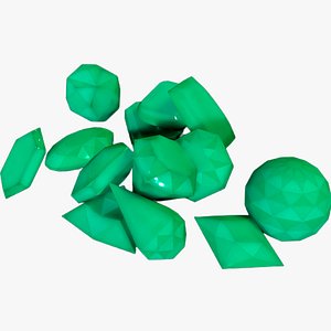 gemstone gem stone 3D model