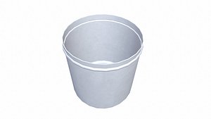 Metal Bucket Container 3D model