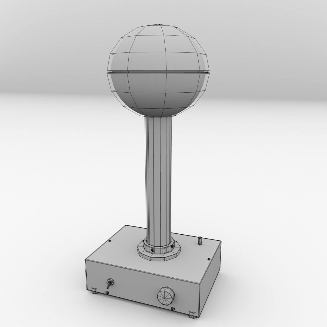 3ds max van graaff generator