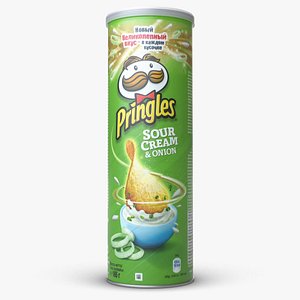 pringles chips sour cream 3D model