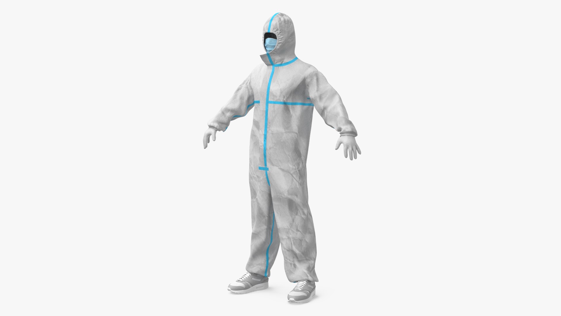 Disposable Protective Clothing 3D model preview
