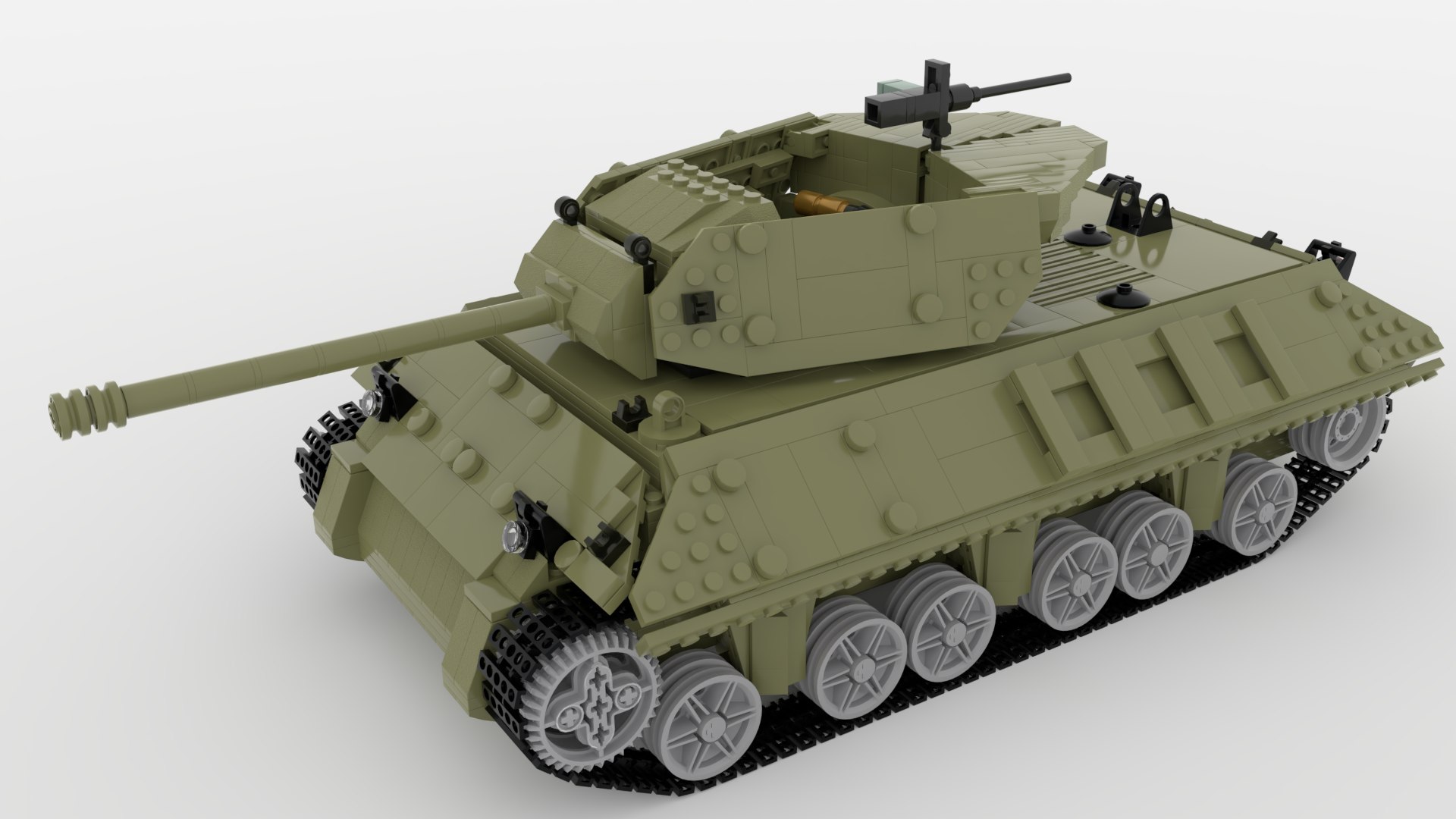 Lego M10 Wolverine Tank Destroyer 3D model - TurboSquid 1877312
