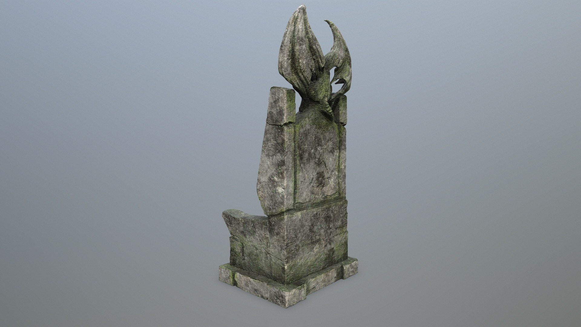Devil Stone Throne 3D - TurboSquid 2269810