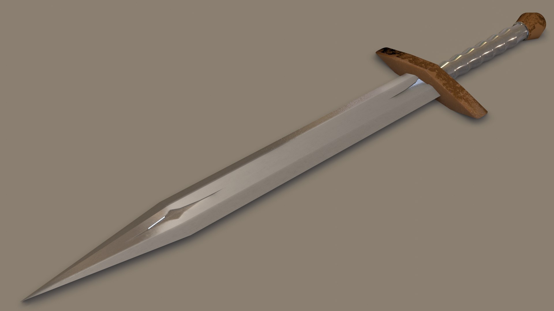 3D PBR Beginner Sword - TurboSquid 1738671