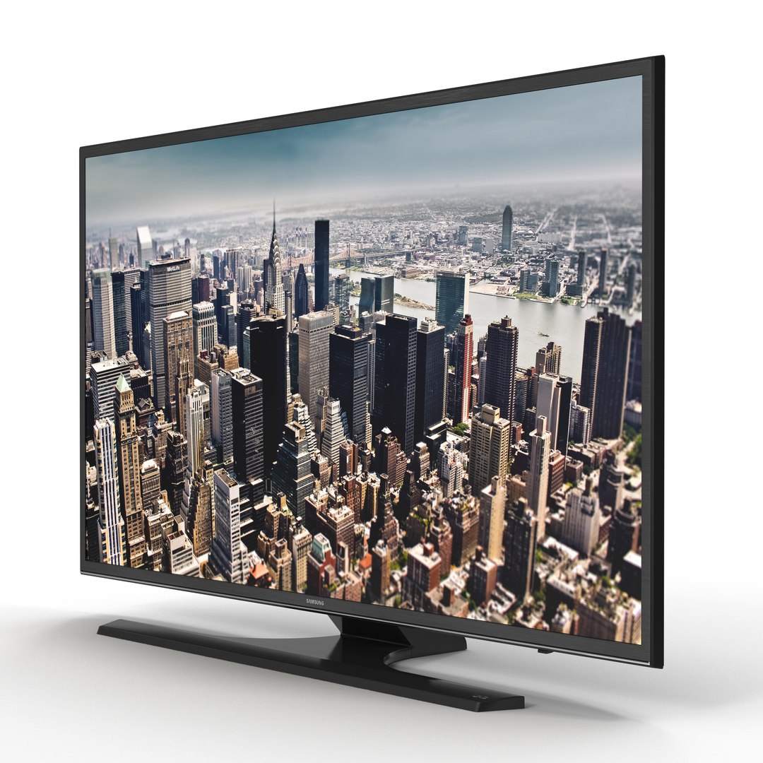 Samsung 4K UHD JU6500 Series Smart TV 55 inch 3D model preview