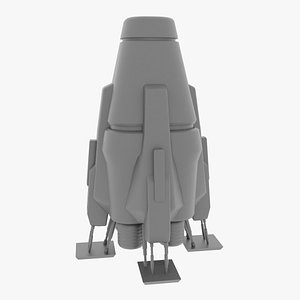 Spacecraft base mesh 3D